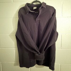 Black Polo Sweatshirt